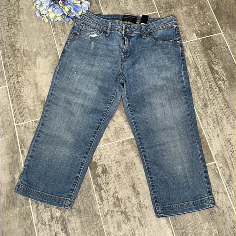 AXCESS Stretch Modern Fit Crop Blue Jeans